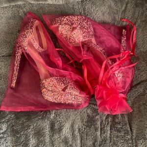 Glitter heels